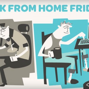 work from home fridays infographic