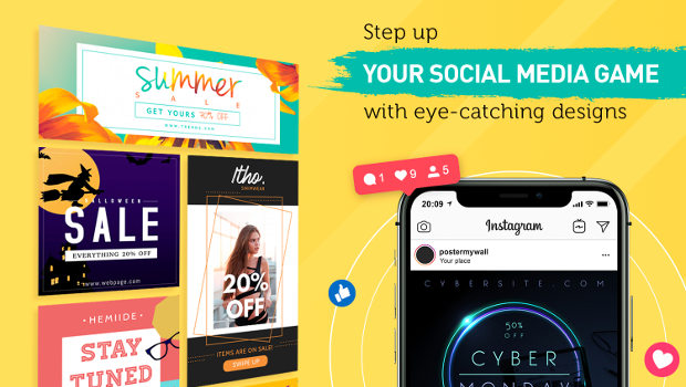 Social media graphic templates